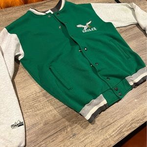 Vintage Philadelphia Eagles Button Up Jacket